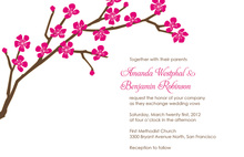 Spring Cherry Invitations