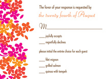 Bright Blooms RSVP Cards