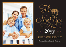 Timeless New Years Photo Cards
