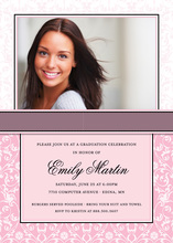 Grad on Books Invitation