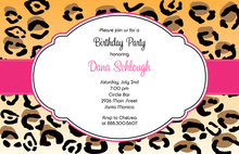 Safari Life Animal Spirit Invitation