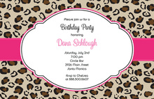 Safari Life Animal Spirit Invitation