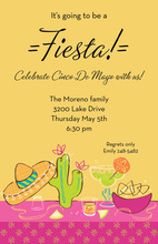 Cantina Fiesta Party Invitations