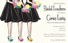 Snazzy Maids Bridal Luncheon Invitations