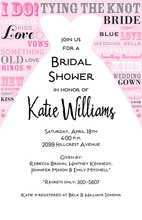 Bride Speak Shower Invitation