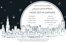 Chicago City Skyline Invitations