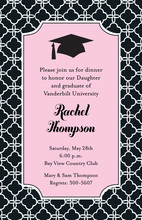 Grad on Books Invitation