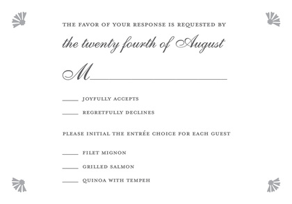 Doves In Magically Red RSVP Cards