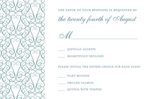 Importance Dove Design Gateway RSVP Cards