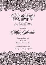 Elegant Ornate Damask Pink Wedding Invitations