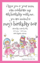 Having Little Tea Party Here Special Invites