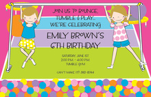 Gym Dandy Kids Birthday Invitations