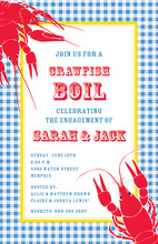 Picnic Crawfish Bash Invitations