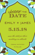 Chic Neat Floral Design Invitation