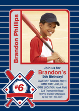 Baseball Time Invitation