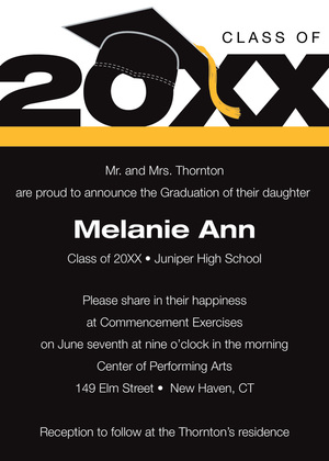 Modern Purple Class Graduation Year Announcements