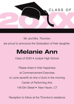 Modern Purple Class Graduation Year Announcements