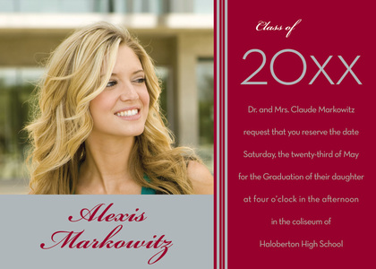 Graduation Gold Black Photo Invitations