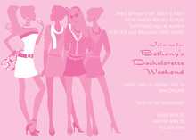 Illustrating Bachelorette Party House Invitations