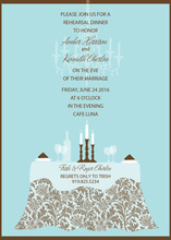 Vintage Chocolate Table Invitations