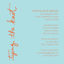 Blue Knot Invitations