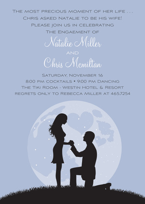 Proposal Silhouette Bali Invitations