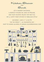 Cooking Tools Invitation