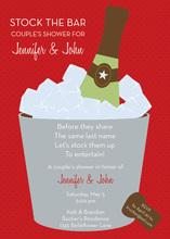 Festive Champagne Invitations