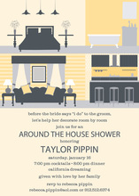 Watercolor New Orleans House Invitations