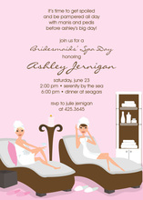 Luxurious Spa Day Invitations