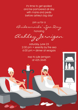 Sexy Pampered Girls Party Invitations