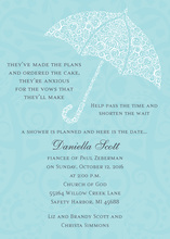 Filigree Umbrella Bali Invitations