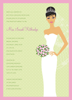 Blushing Bride Blonde Invitation