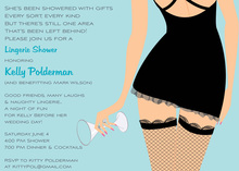 Little Black Nightie Bali Invitations