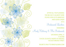 Modern Lush Purple Invitation