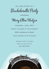 African American Bachelorette Leopard Invites