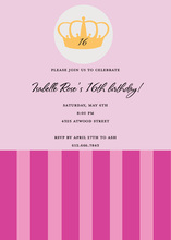 Sixteen in the City Birthday Invitations