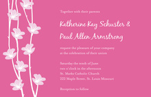 Spring Time Billowy Blossoms Wedding Invitations