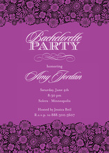 Lavender Watercolor Wash Wedding Invitations