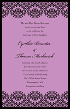 Lavender Watercolor Wash Wedding Invitations