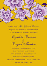 Floral Breeze Yellow Wedding Invitations