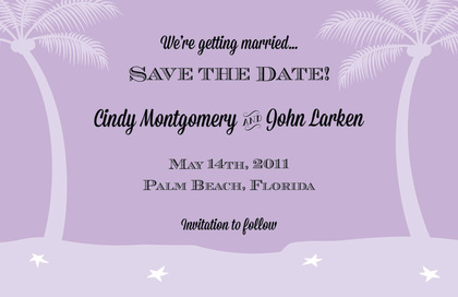 Adorable Cherished Tropics Invitation