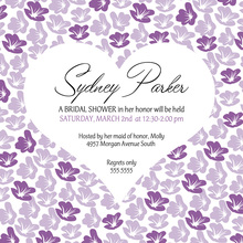 Lavender Watercolor Wash Wedding Invitations