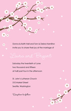 Butterflies and Pink Heart Balloons Invitations