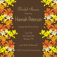 Beautiful Fall Leaves Invitations