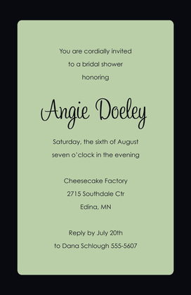 Fancy Hot Pink Party Border Party Invitations