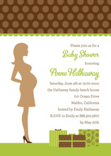 Brown Polka Dots Invitation