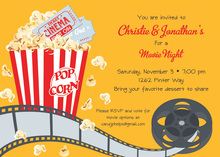 Movie Kids Birthday Invitations