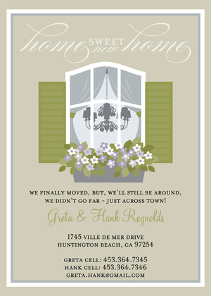 Home Sweet Home Chocolate Invitations