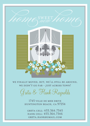 Home Sweet Home Taupe Invitations